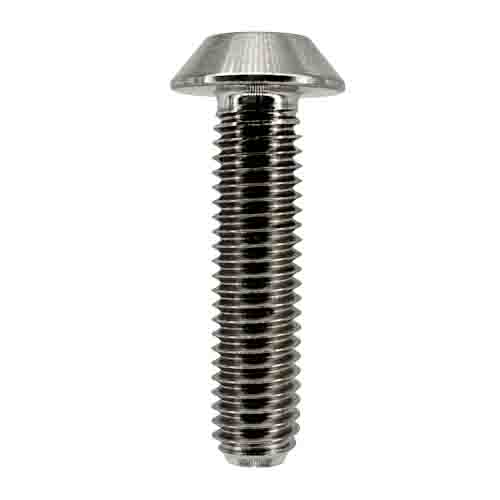 M6 x 20mm Titanium Button Head silver