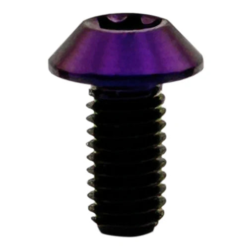 6 Purple Titanium Disc Brake Rotor Bolts RideARK