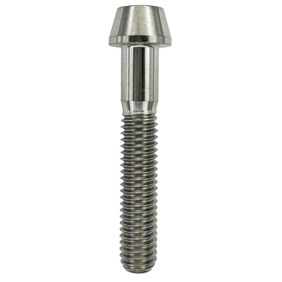 M5 x 35mm tapered head titanium bolt 