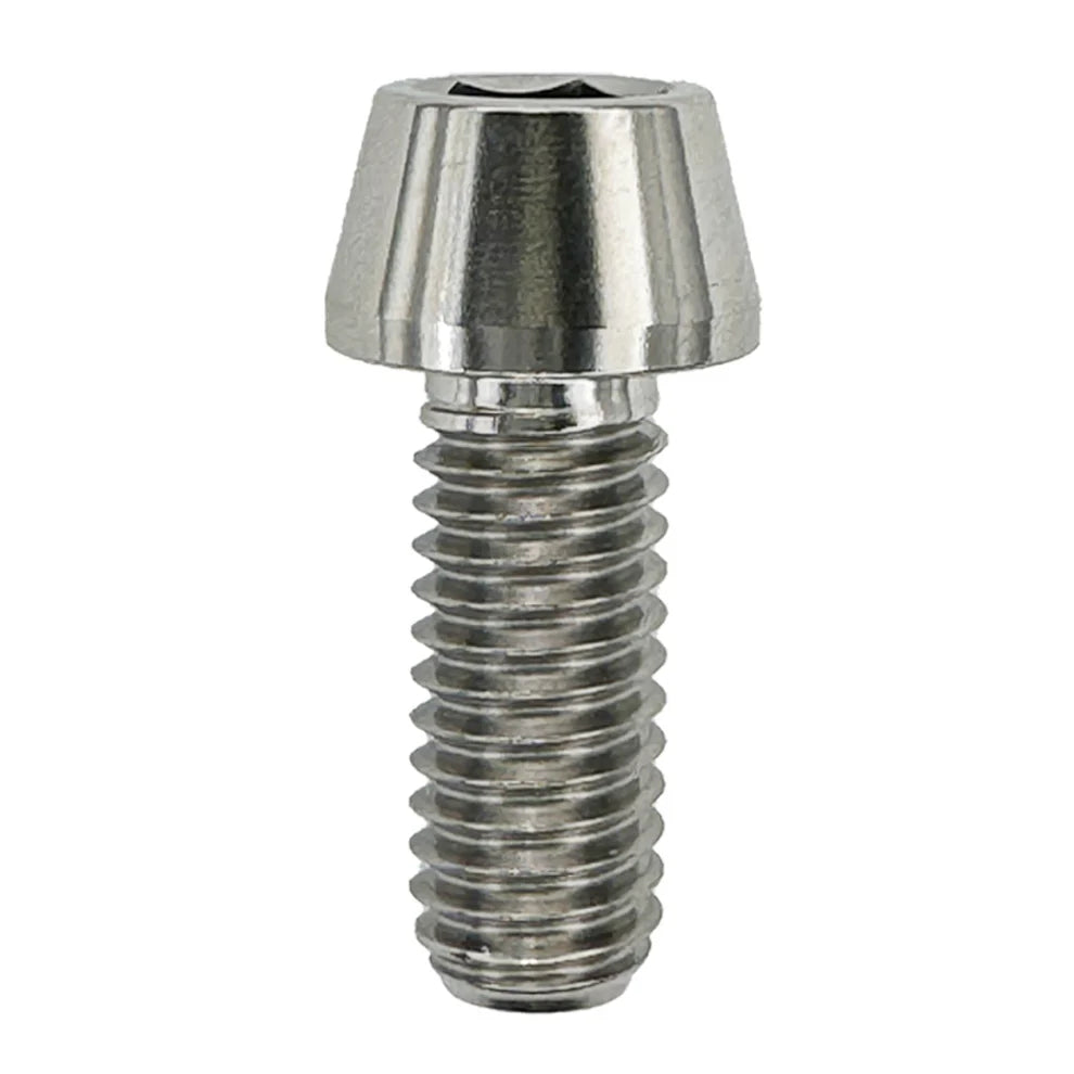 M5 x 16mm tapered head titanium bolt 