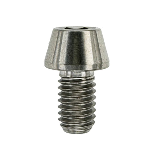 M6 x 10mm Tapered Head Titanium Bolt